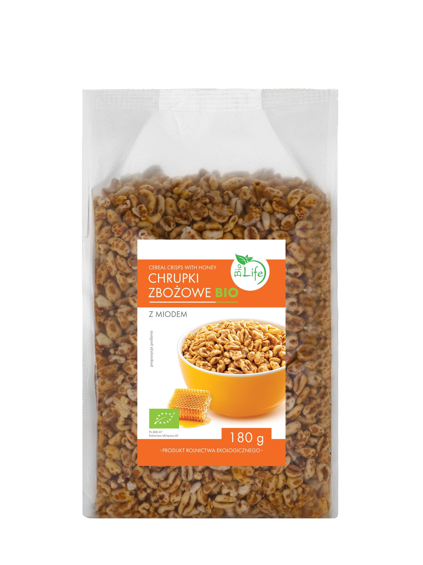 Chrupki zbożowe z miodem BIO 200g