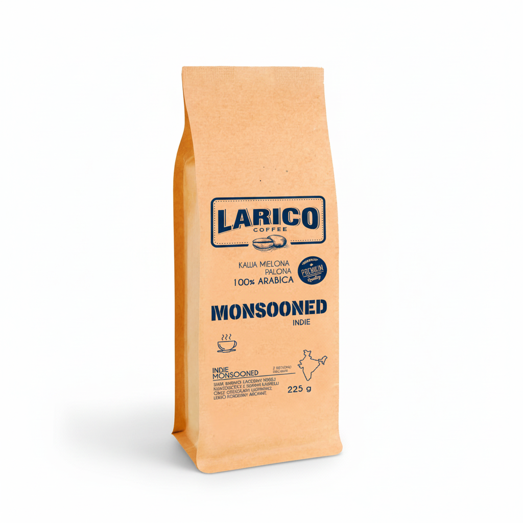 Larico Kawa Mielona Monsooned 100% Arabica Excelso 225g