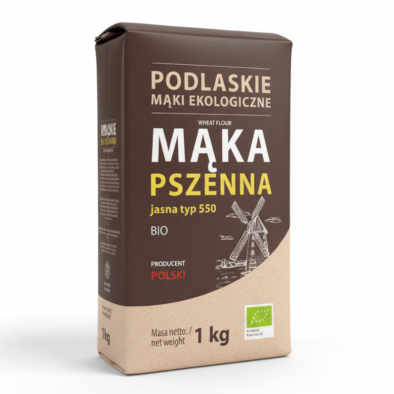 Mąka pszenna jasna BIO 1000g