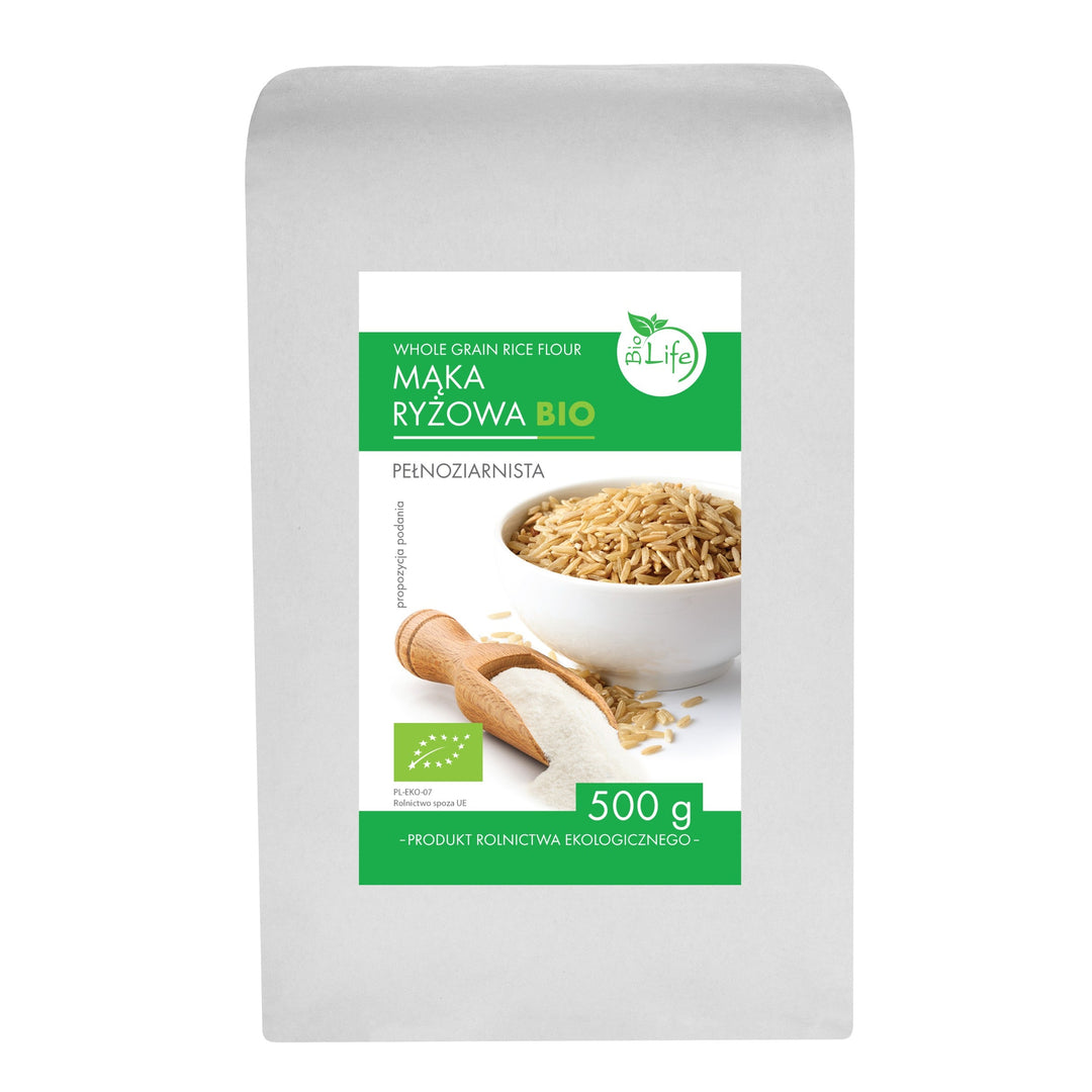 Mąka ryżowa pełnoziarnista BIO 500g