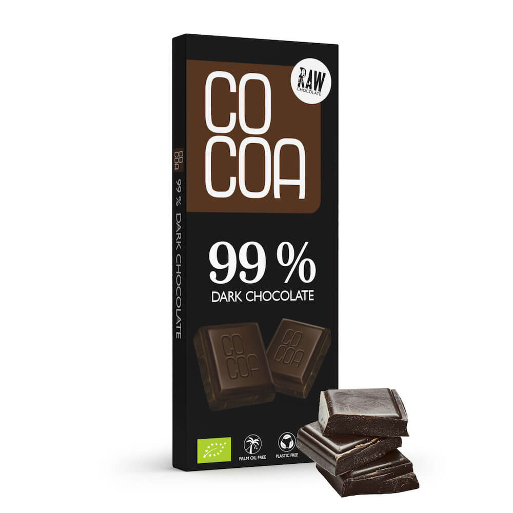 COCOA Ekologiczna Czekolada gorzka 99% BIO 40g
