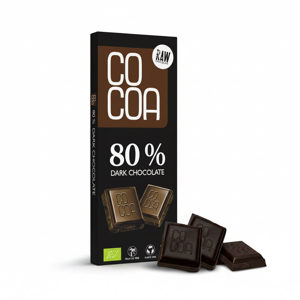 COCOA Ekologiczna Czekolada ciemna 80% BIO 40g
