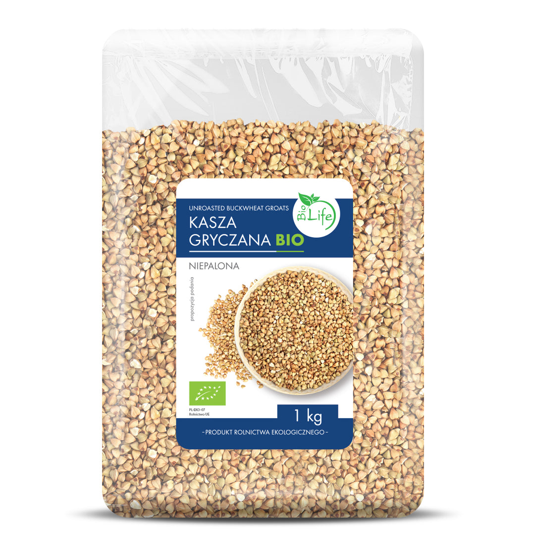 Kasza gryczana niepalona BIO  1 kg