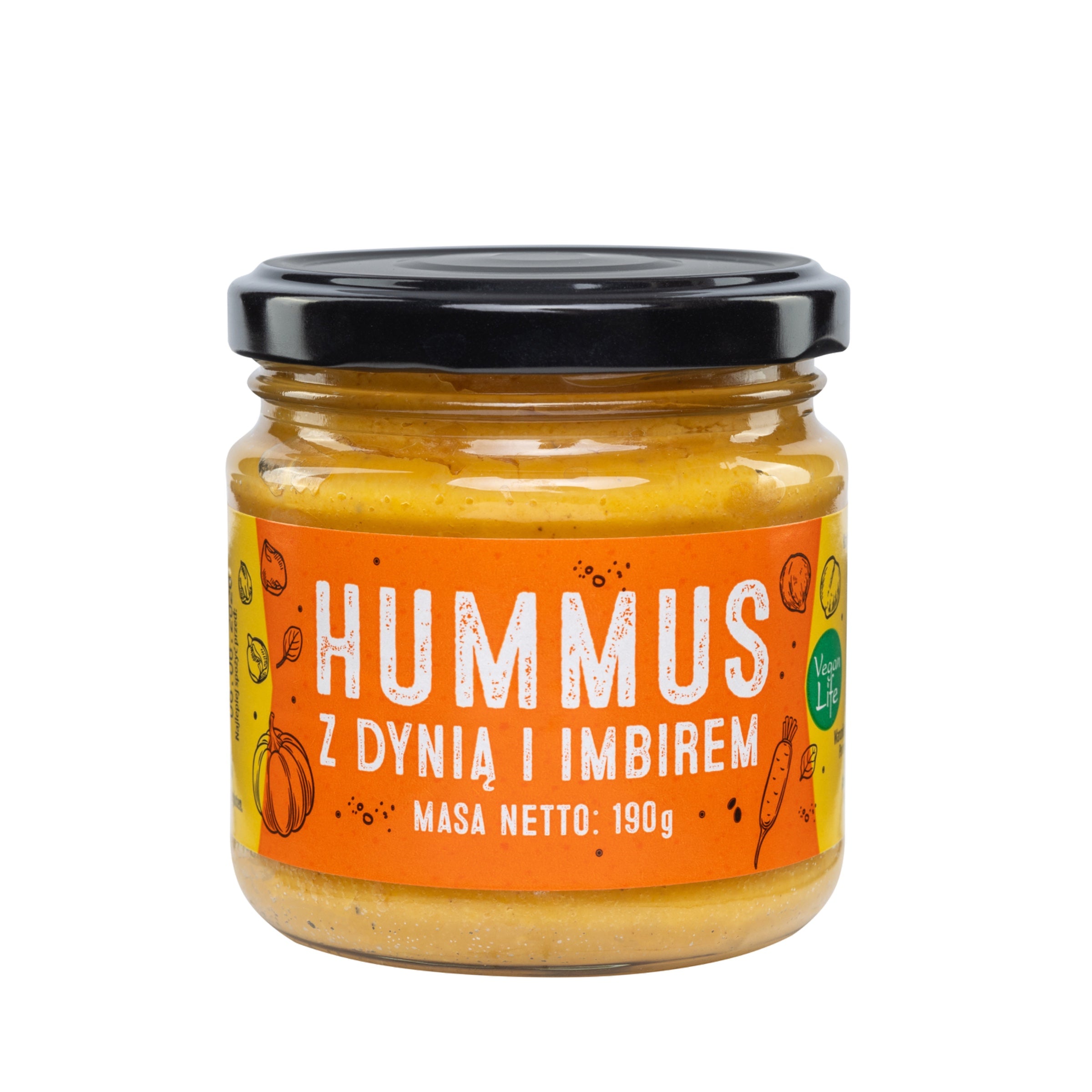 Hummus z dynią i imbirem 190g