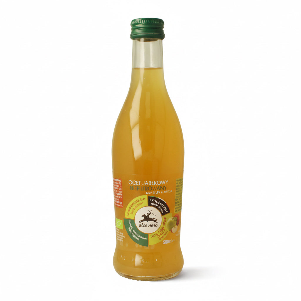 Ekologiczny Ocet jabłkowy 5 % niefiltrowany BIO 500 ml