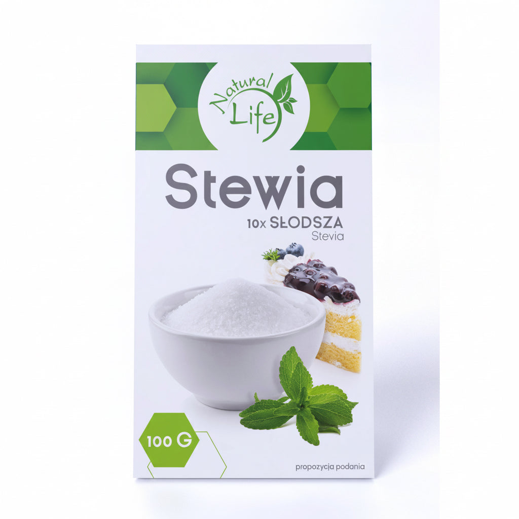 Stewia 10 razy słodsza100g