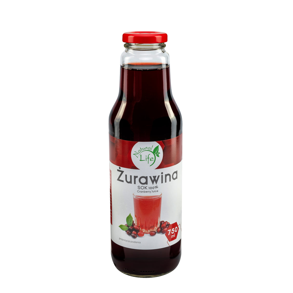 Sok ŻURAWINA 100% 750ml