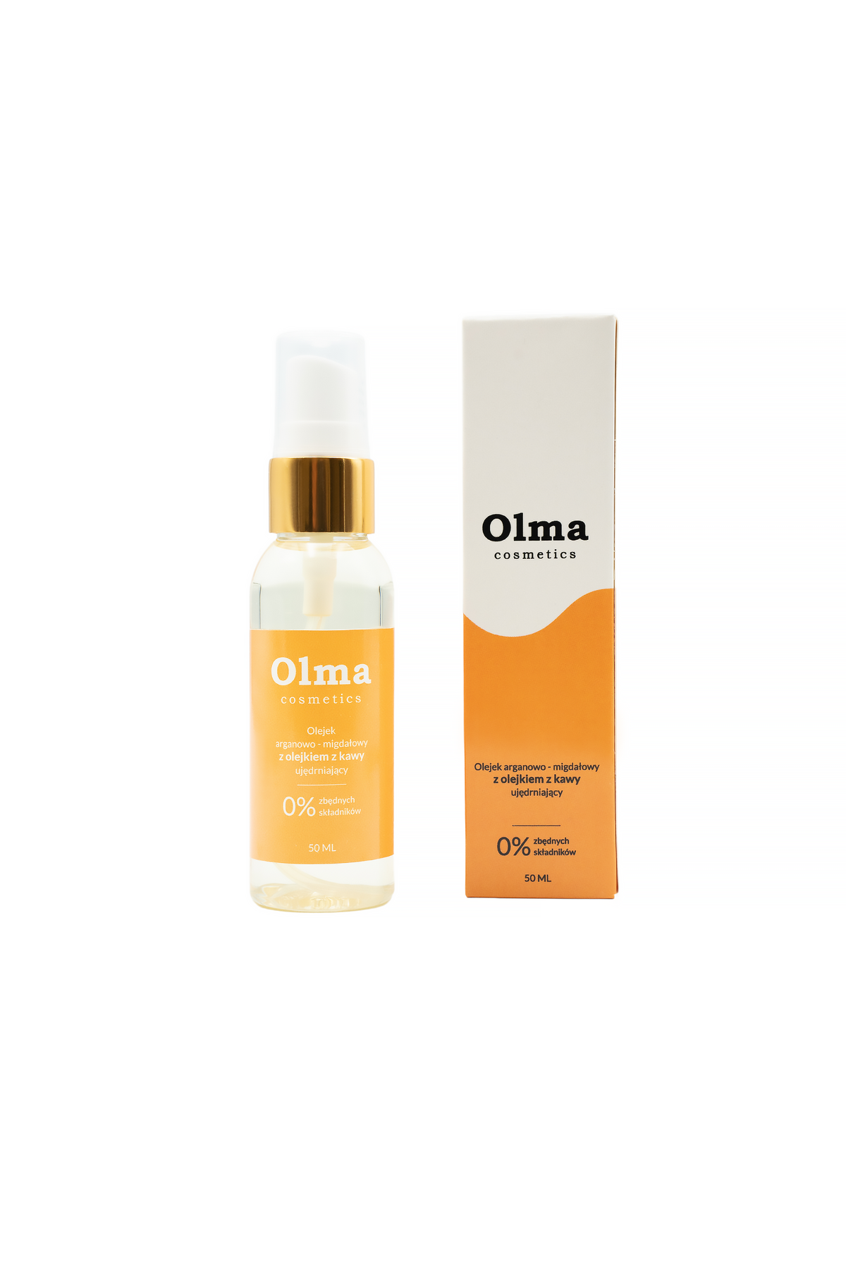 Olejek arganowo - migdałowy z olejkiem z kawy - Ujędrniający 50 ml