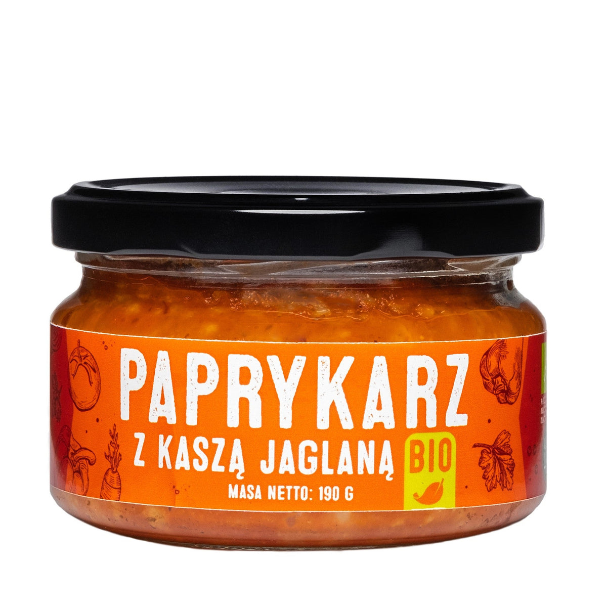 Paprykarz z kaszą jaglaną BIO 190g