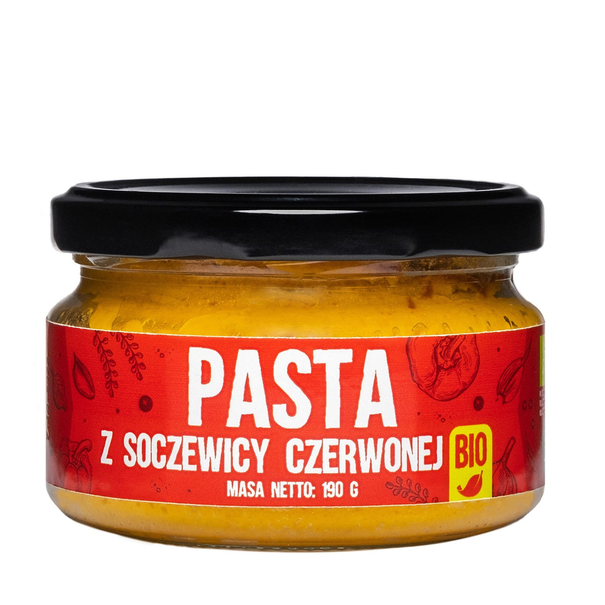 Pasta z soczewicy czerwonej BIO 190g