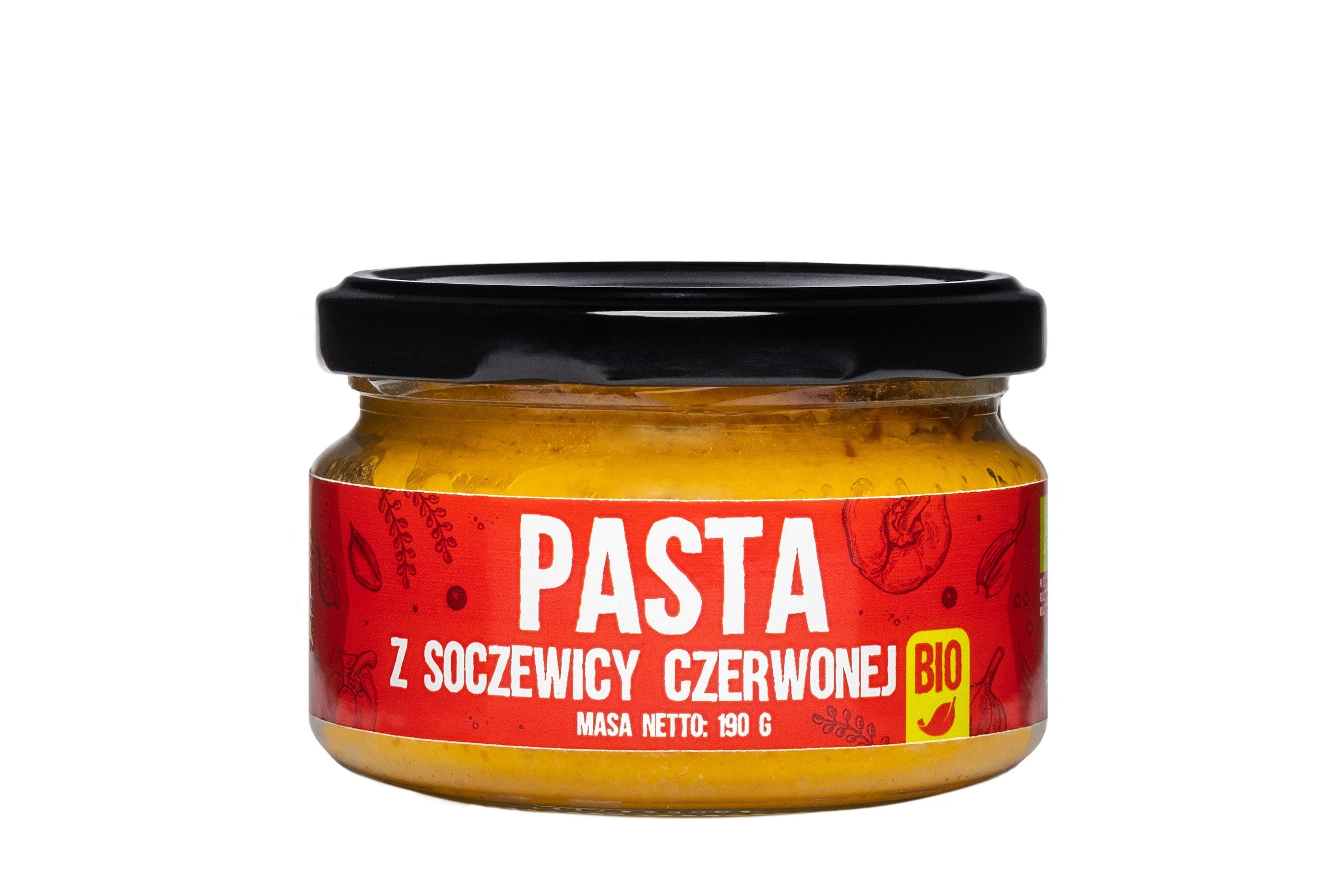 Pasta z soczewicy czerwonej BIO 190g